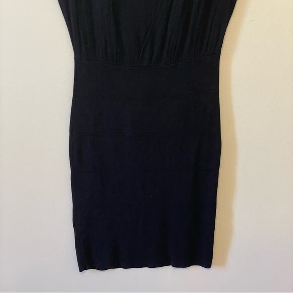 Express S little black dress mini classic fitted professional solid elegant - Picture 3 of 8